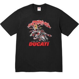 Supreme Ducati Black Bike T-Shirt - Medium - Confirmed